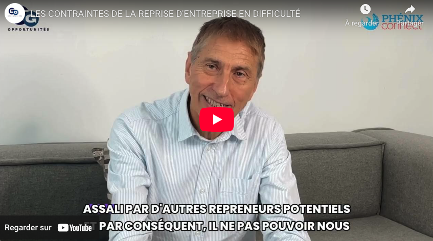 LES CONTRAINTES DE LA REPRISE D'ENTREPRISE EN DIFFICULTÉ